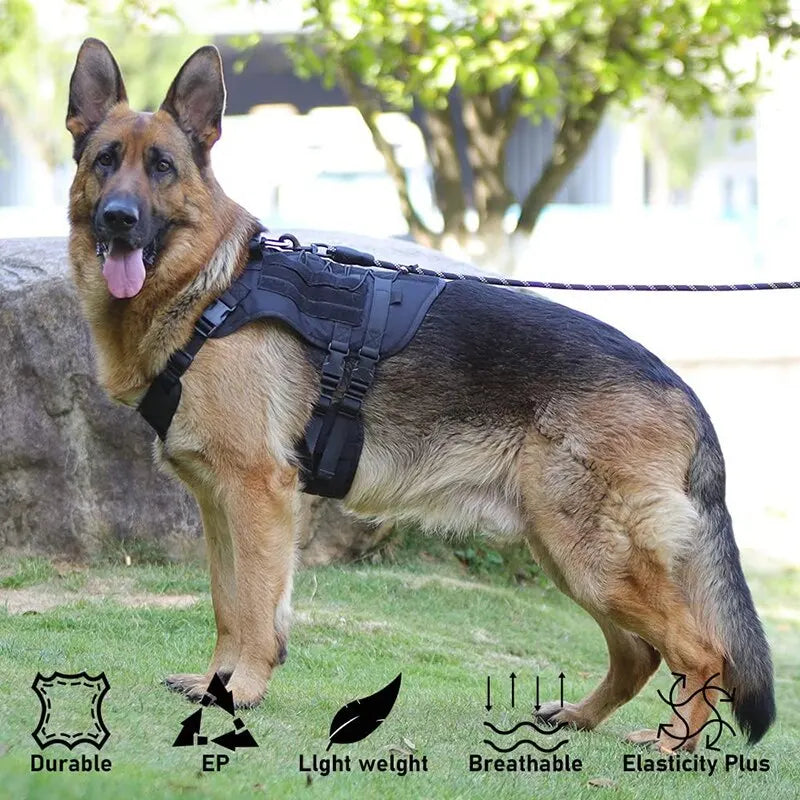 PetkingdomCo Tactical Dog Harness