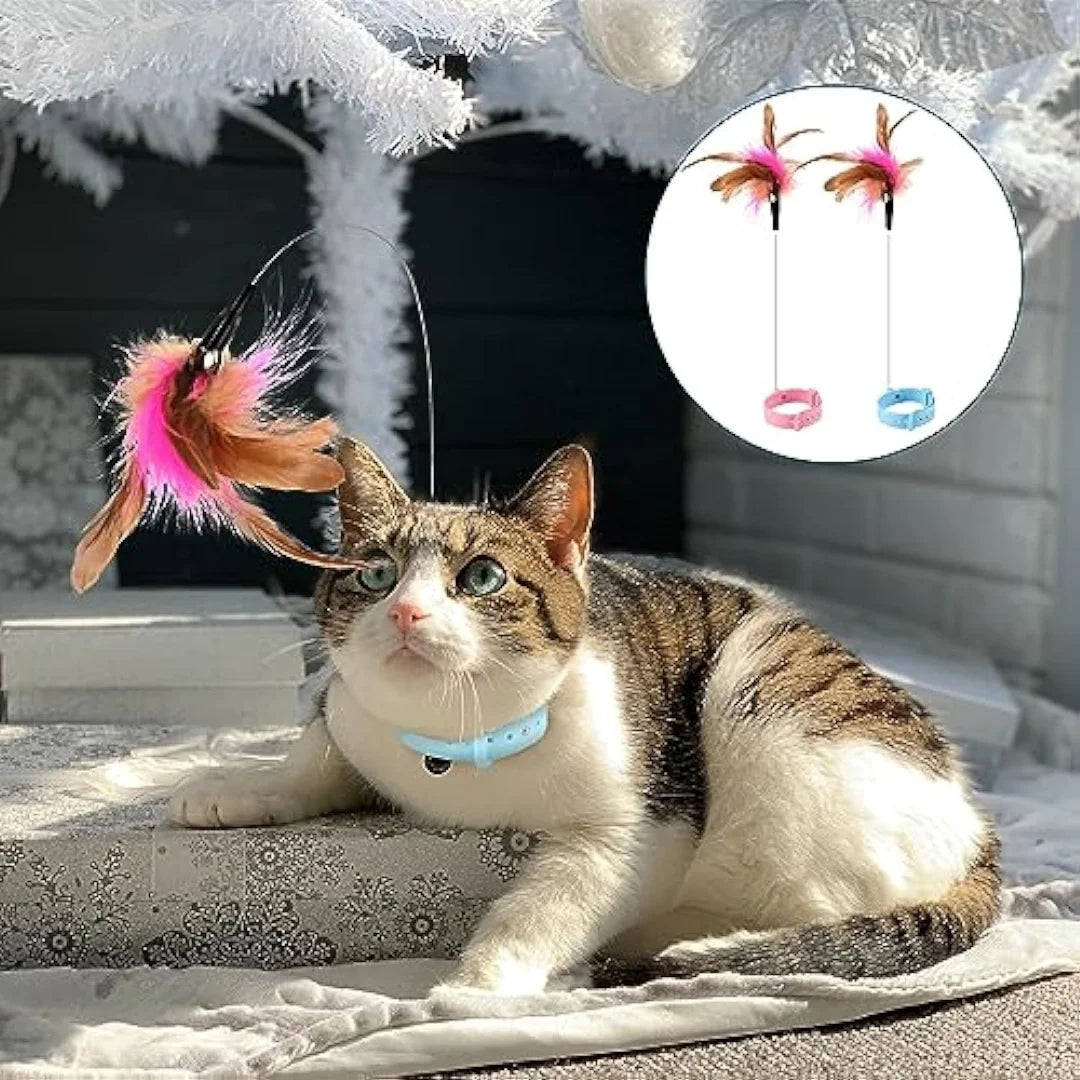 PetkingdomCo Feather Cat Toy