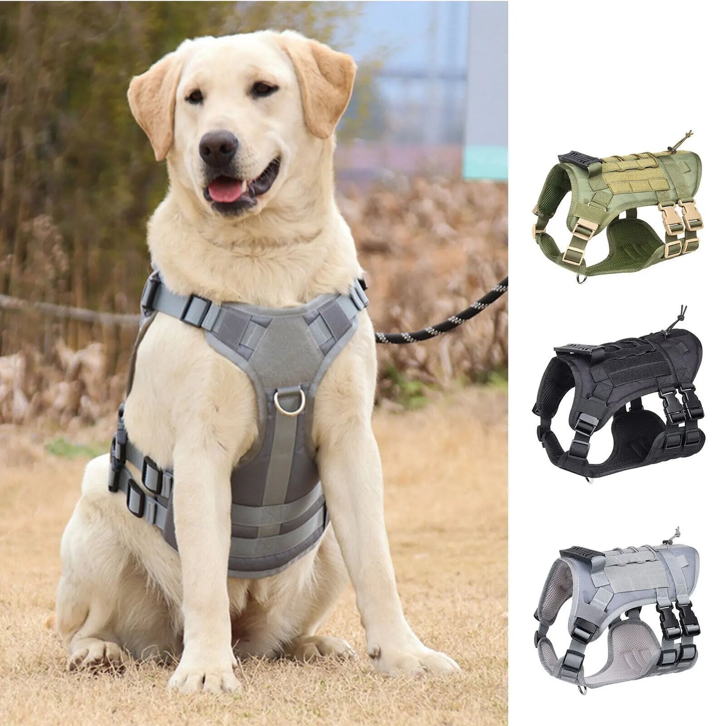 PetkingdomCo Tactical Dog Harness