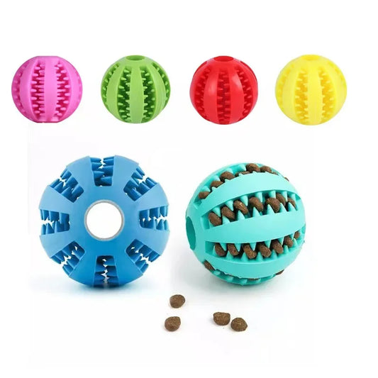 PetkingdomCo Interactive Rubber Ball Toy for Dogs & Cats