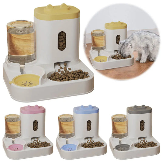 2-in-1 Automatic Cat Feeder and Water Dispenser